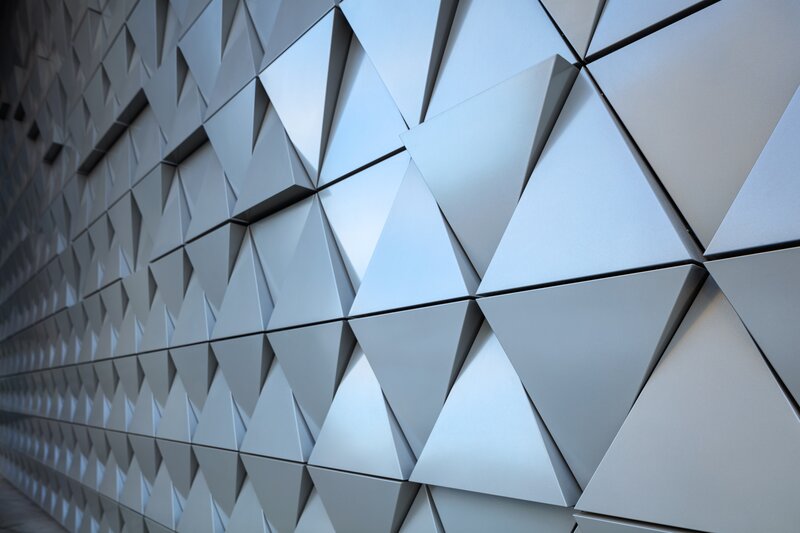 Geometric Wall Panels — Gray
