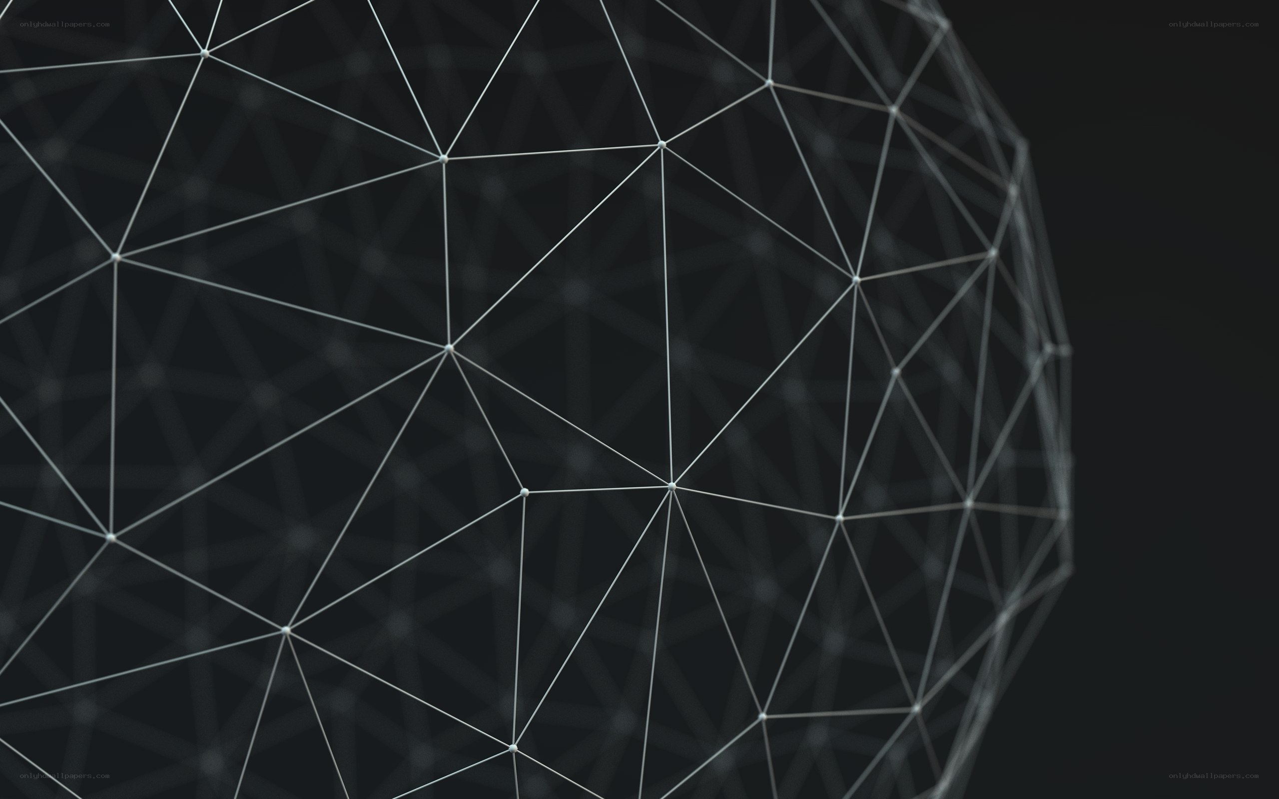 geometric wireframe sphere
