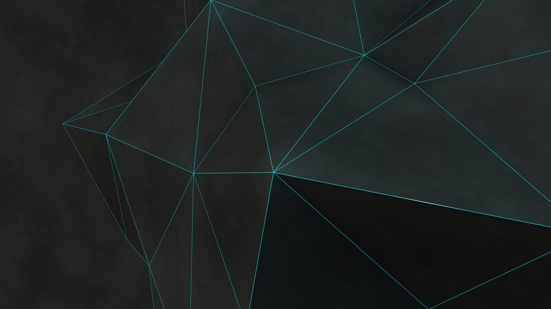 Geometric Wireframe Structure