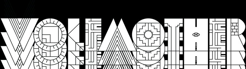 geometric word art design