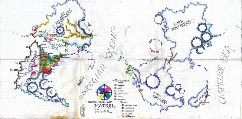 Geopolitical map of Matrin
