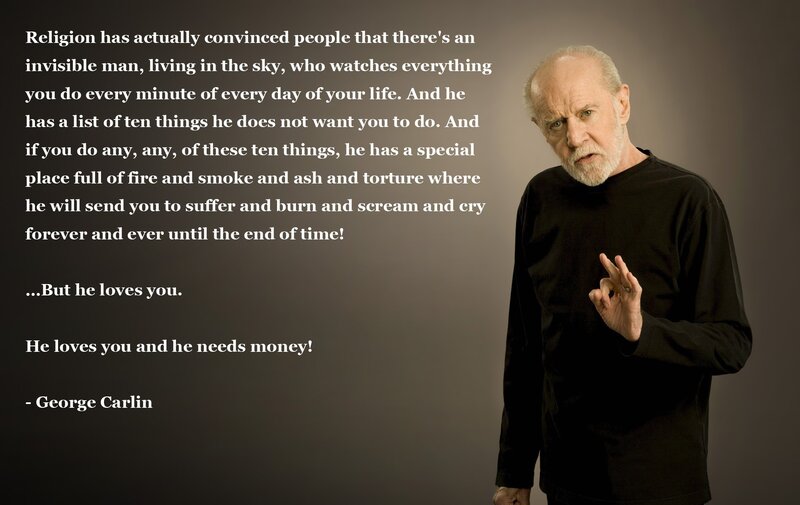 George Carlin on religion