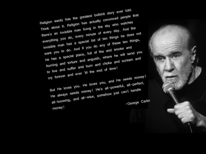 George Carlin on religion
