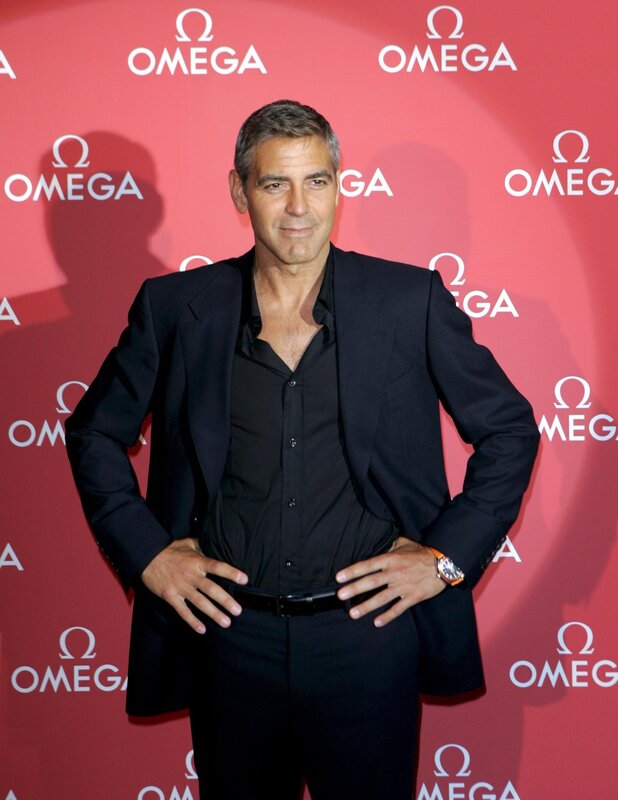 George Clooney at Omega event