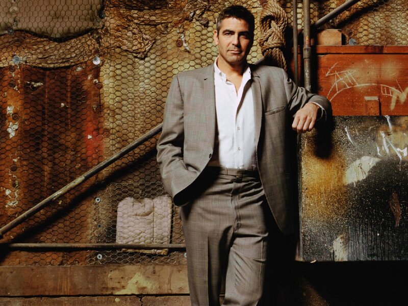 George Clooney in a suit