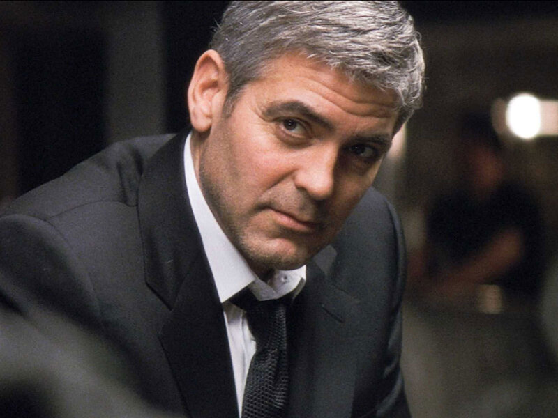 George Clooney in a suit