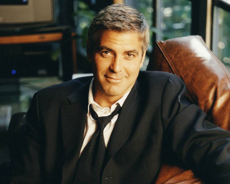 George Clooney in a suit