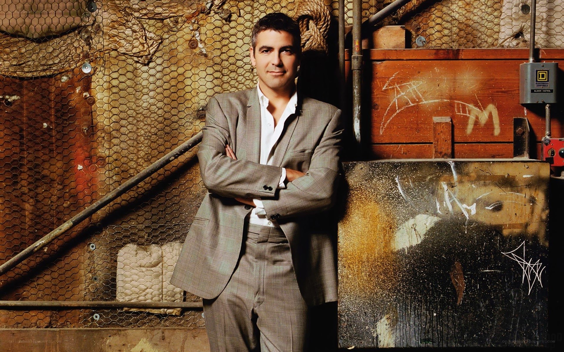 George Clooney in a suit
