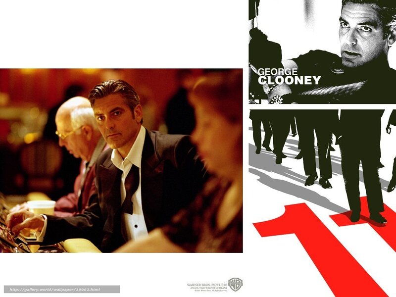 George Clooney in Ocean's Eleven