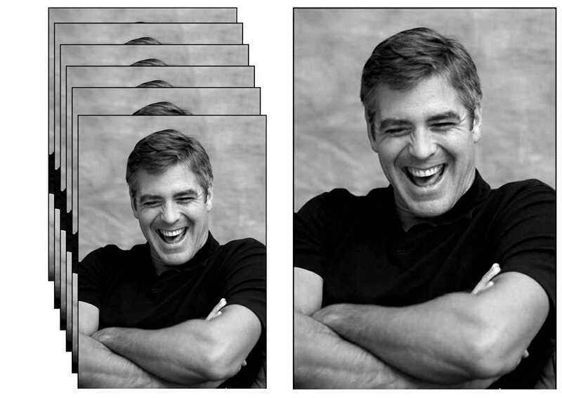 George Clooney Laughing