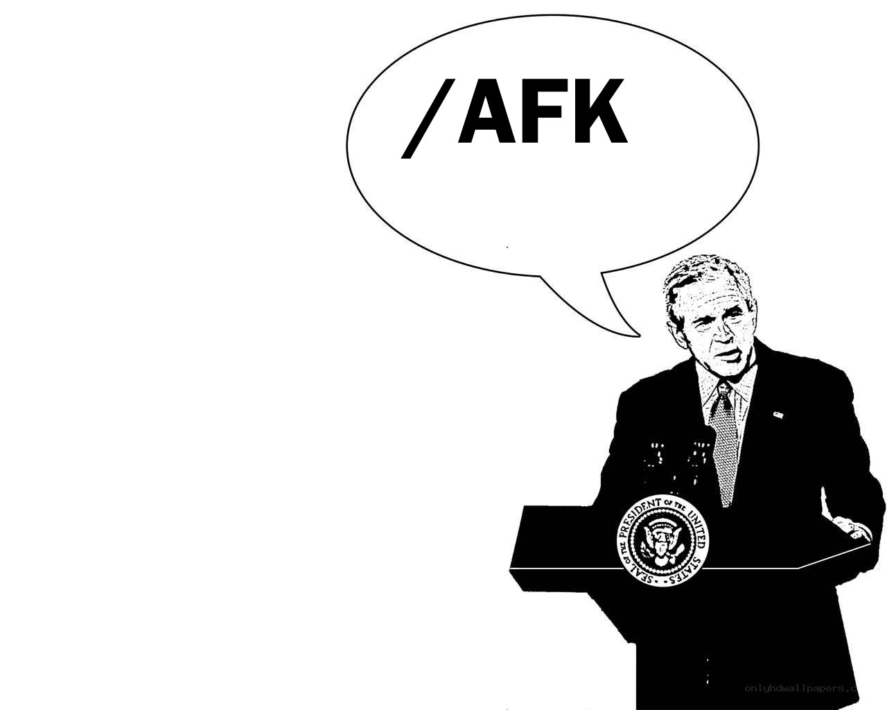 George W. Bush at podium