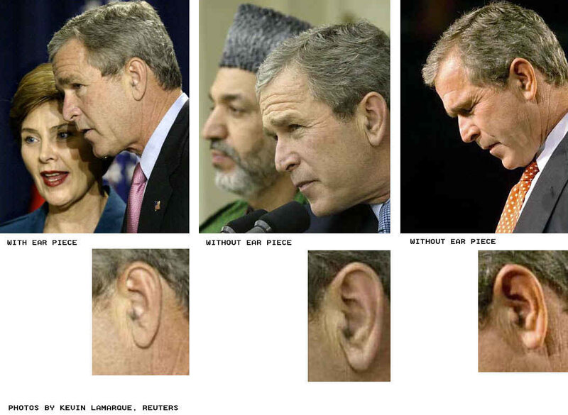 George W. Bush Ear