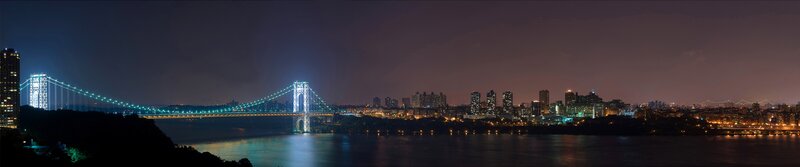 George Washington Bridge — Black, Serene