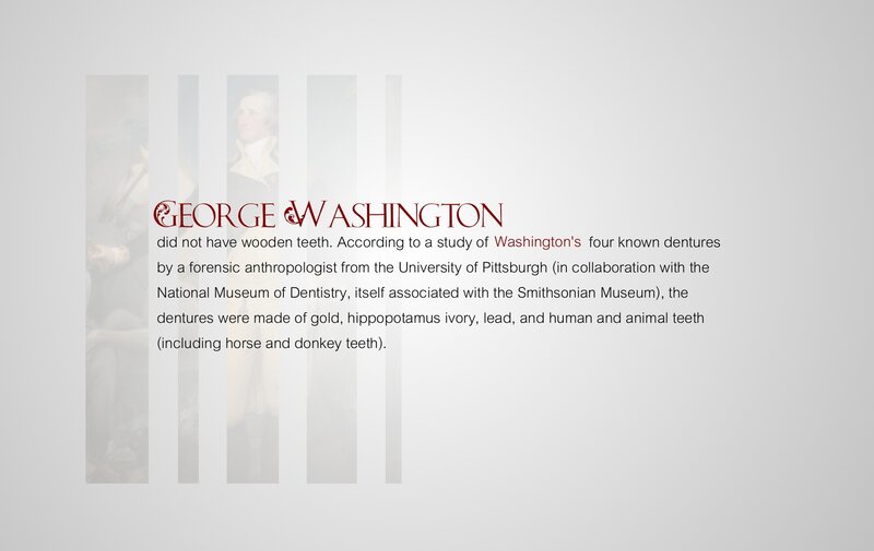 George Washington dentures fact