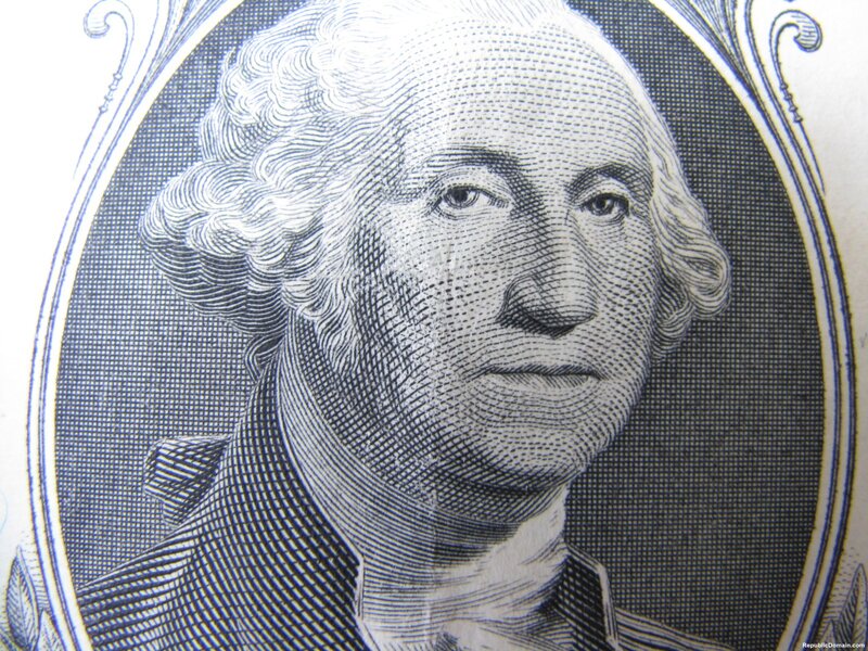 George Washington Portrait — Black