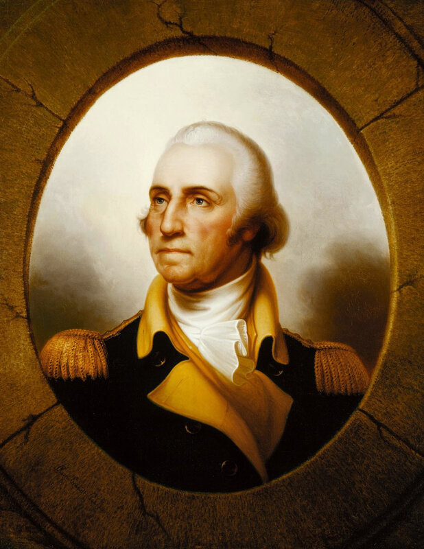 George Washington Portrait — Brown
