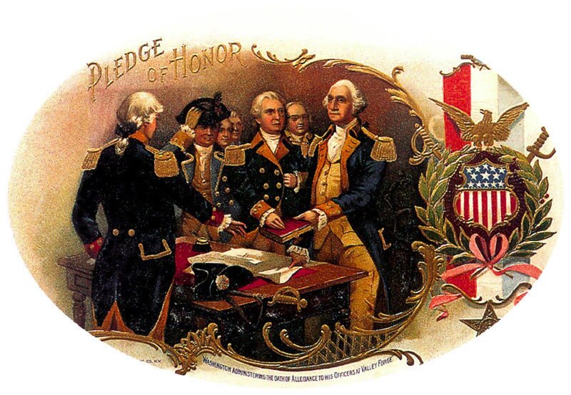 George Washington Taking Oath