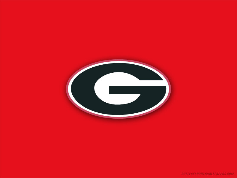 Georgia Bulldogs logo on red