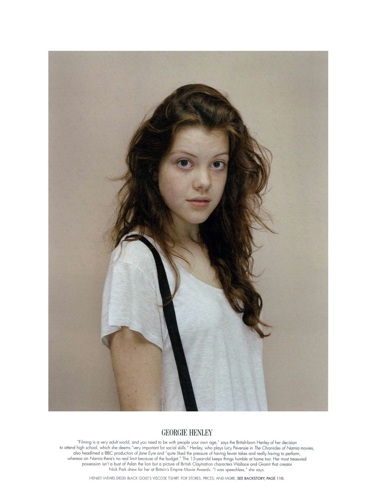 Georgie Henley portrait
