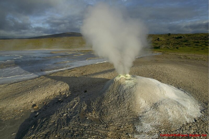 geothermal geyser in Iceland