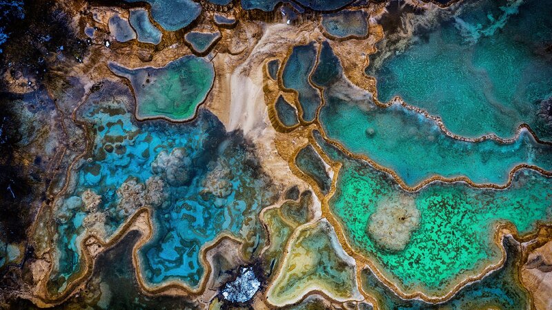 Geothermal Pools — Blue
