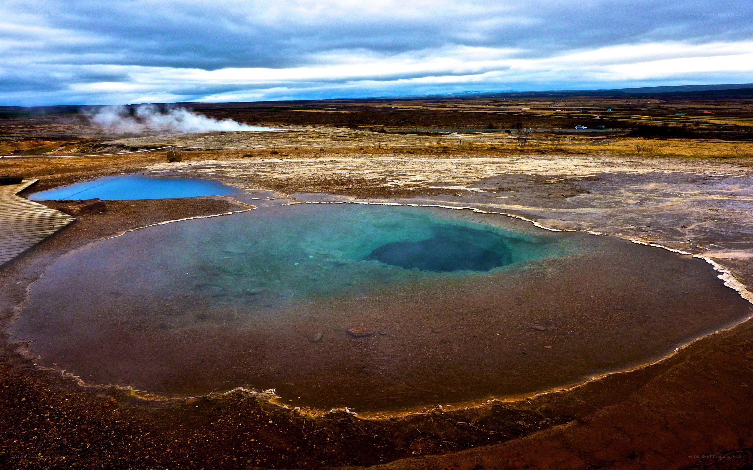Geothermal pools in Iceland