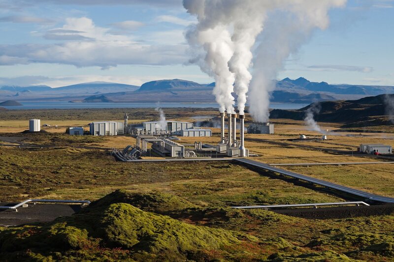 Geothermal power plant in Iceland