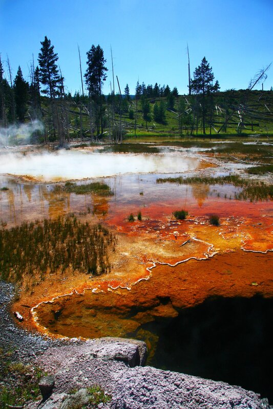 Geothermal Spring — Blue, Natural, Afternoon