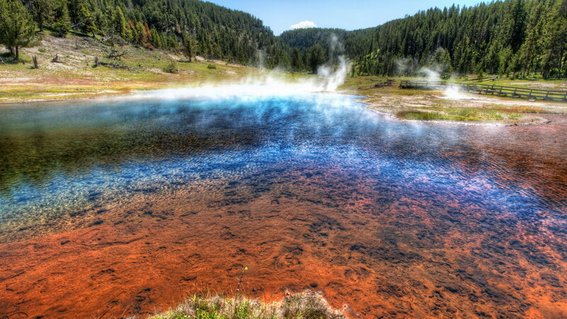 Geothermal Spring — Blue, Natural
