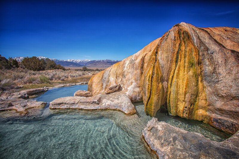 Geothermal Spring Pool — Blue