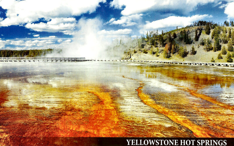 Geothermal Spring — Yellow, Dramatic