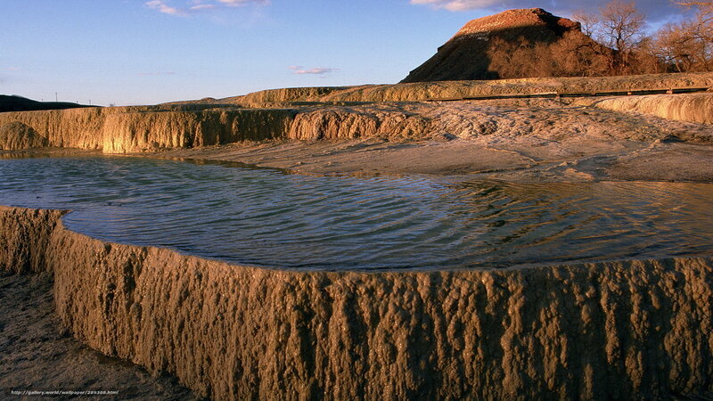 Geothermal Terraces — Brown, Serene