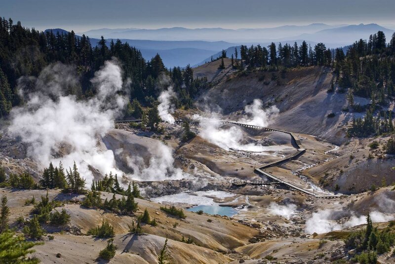 Geothermal Vents and Steam