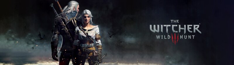 Geralt and Ciri — Black