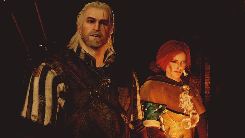 Geralt and Ciri