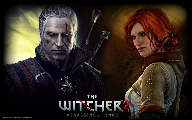 Geralt and Yennefer — Black