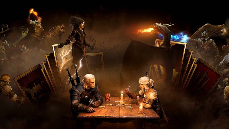 Geralt and Yennefer Playing Cards