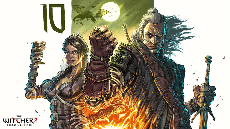 Geralt and Yennefer