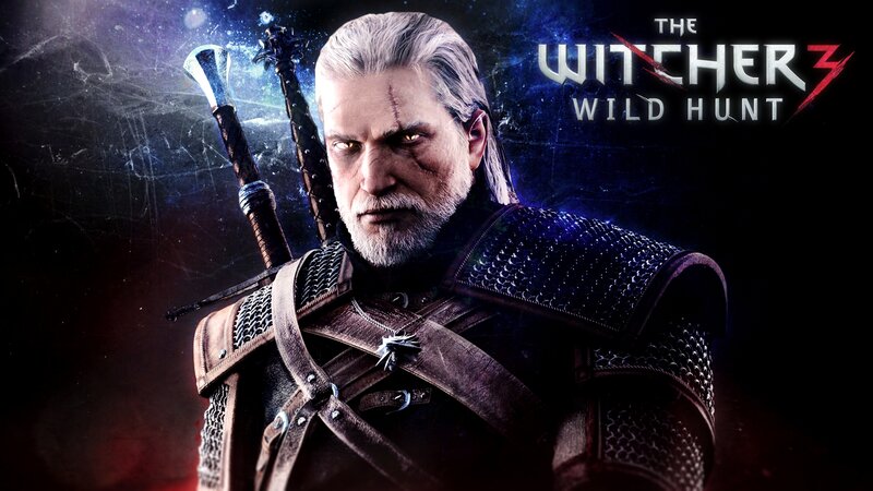 Geralt of Rivia — Black, Dramatic, Night