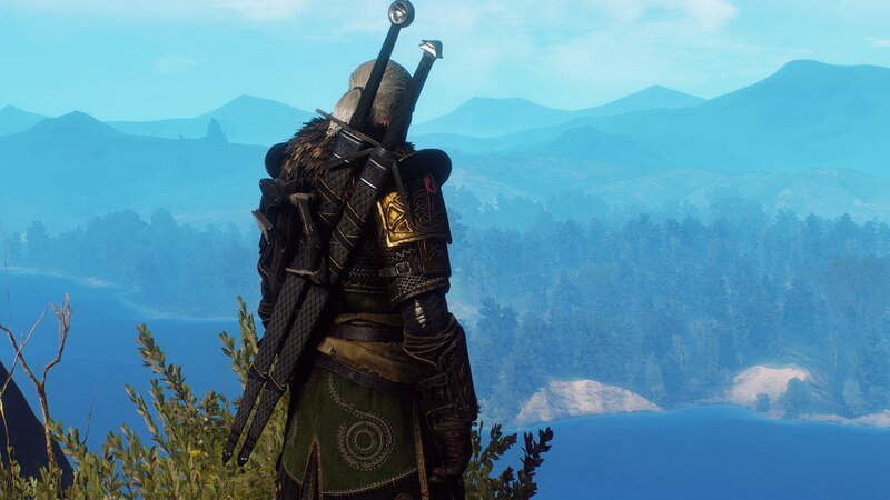 Geralt of Rivia — Blue, Serene
