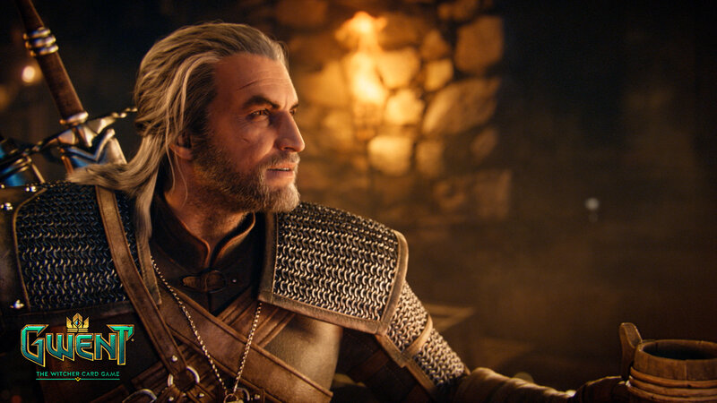 Geralt of Rivia — Brown, Dramatic, Night