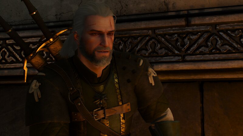 Geralt of Rivia — Brown, Serious