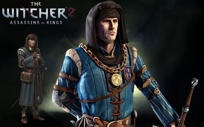 Geralt of Rivia Character — Blue