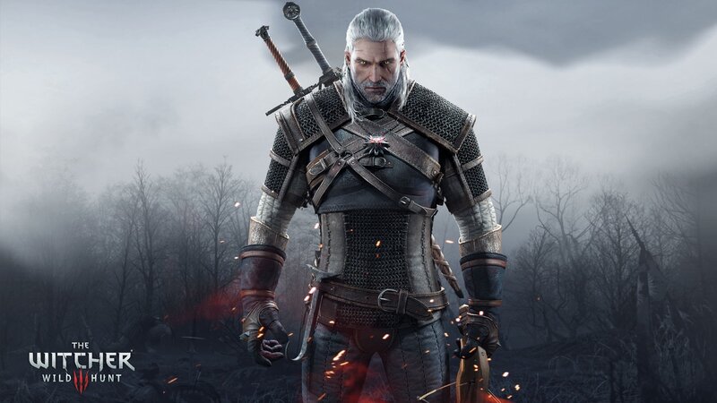 Geralt of Rivia — Gray, Dramatic, Winter