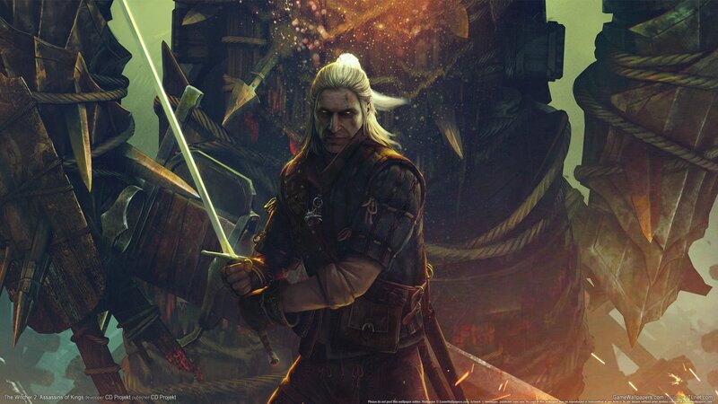Geralt of Rivia in battle