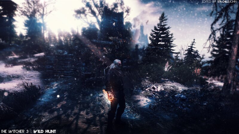 Geralt of Rivia in Snow