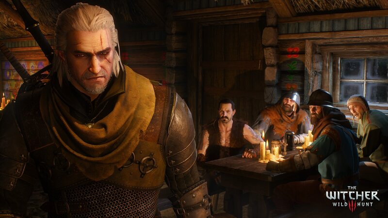 Geralt of Rivia in Tavern