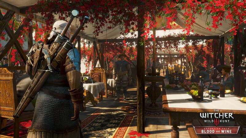 Geralt of Rivia in Tent