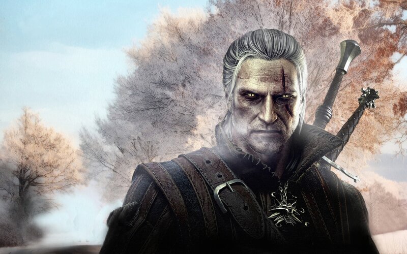 Geralt of Rivia in winter