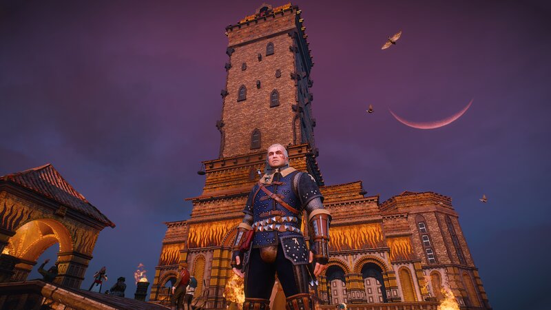 Geralt of Rivia — Purple, Dramatic